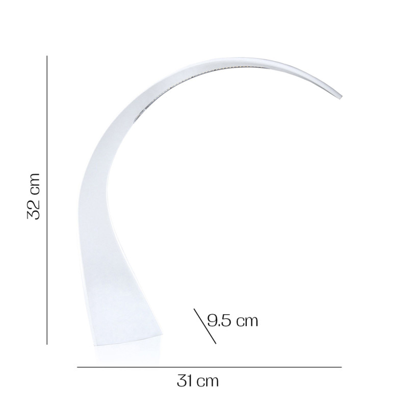 Specification Image for Kartell Taj Mini LED Table Lamp