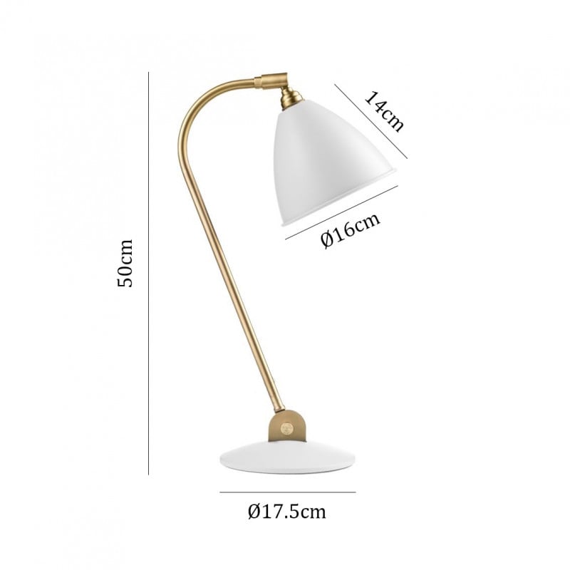 Specification image for Bestlite BL2 Table Lamp