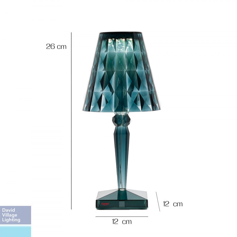 Specification image for Kartell Battery LED Table Lamp