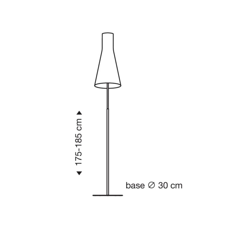 Specification Image for Secto 4210 Floor Lamp