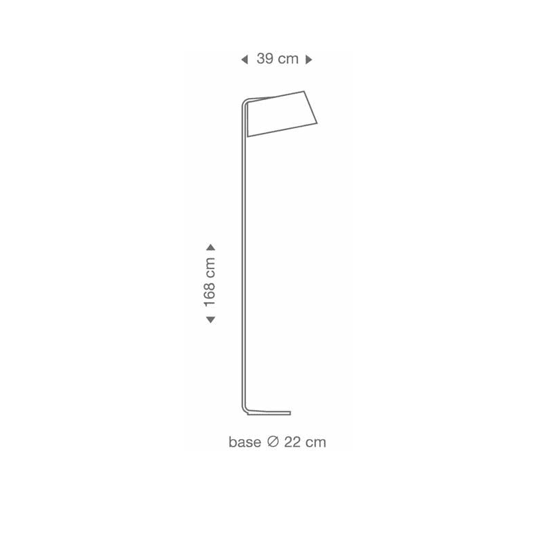 Secto Owalo 7010 LED Floor Lamp Specification 