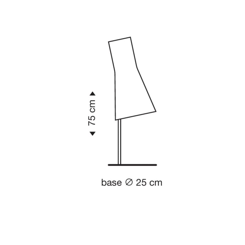Specification Image for Secto 4220 Table Lamp
