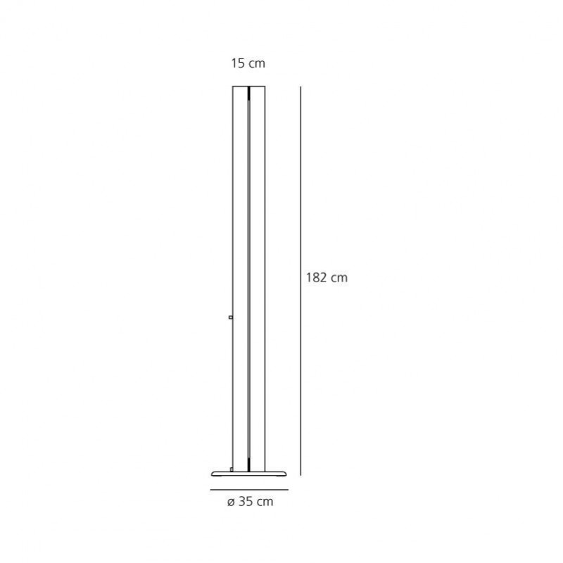 Specification image for Artemide Megaron LED Floor Lamp