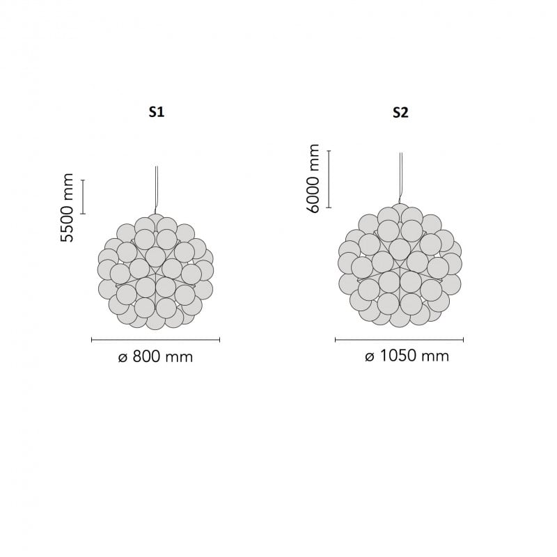 Specification image for Flos Taraxacum 88 Pendant