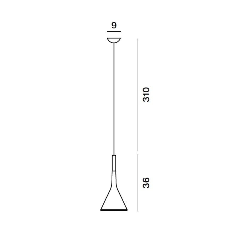 Specification Image for Foscarini Aplomb Pendant