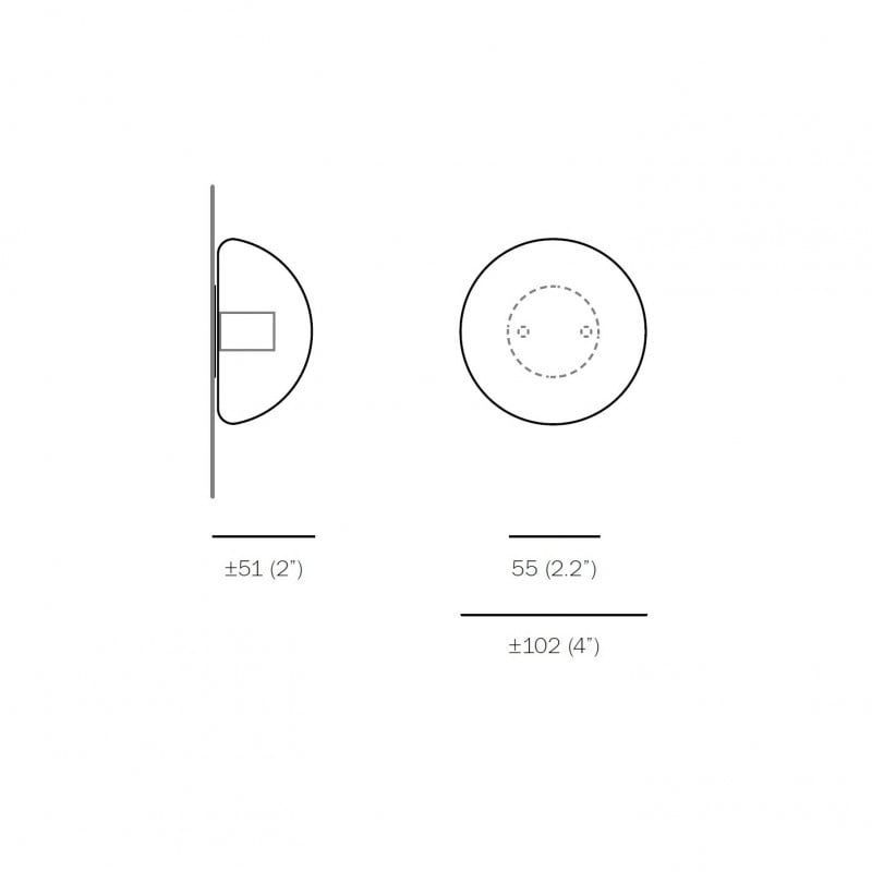 Specification image for Bocci 14s Surface Light