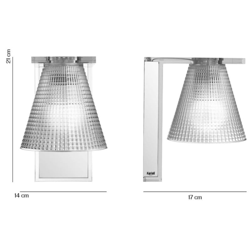 Specification Image for Kartell Light Air Wall Light