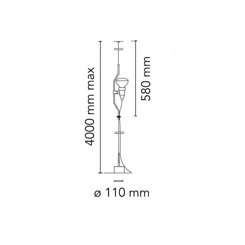 Specification image for Flos Parentesi Pendant