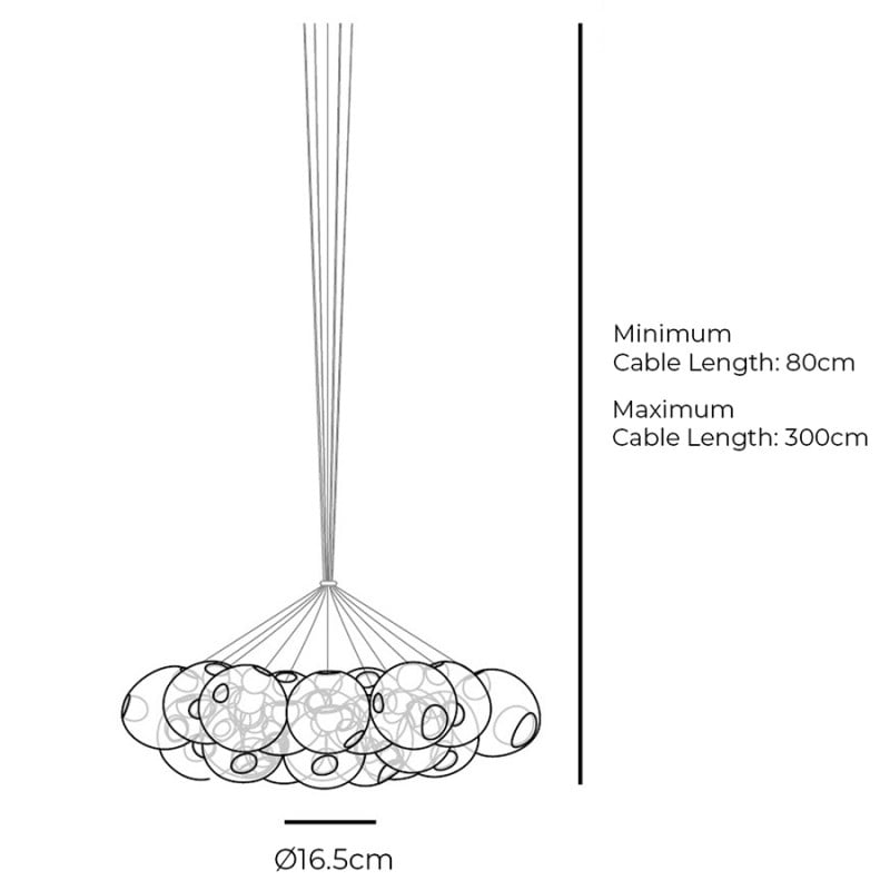 Specification Image for Bocci 28 Series Cluster
