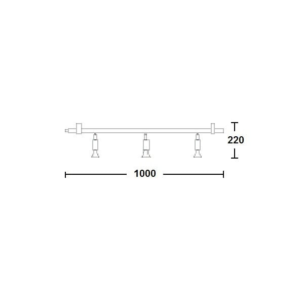 Specification Image for Orsjo Star 3 Ceiling Light