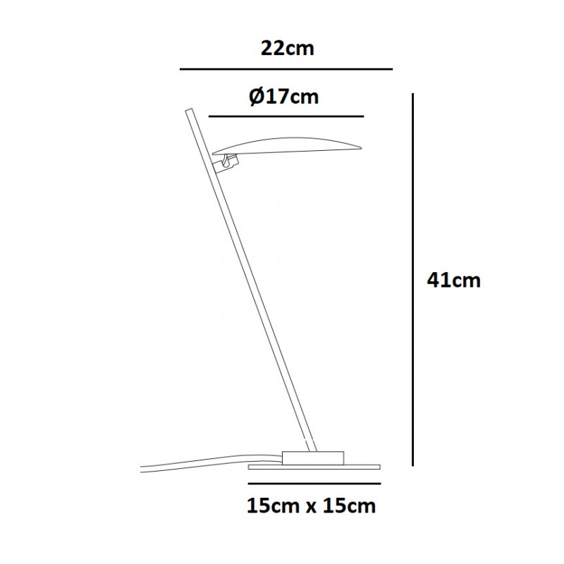 Specification Image for Catellani & Smith Lederam T1 LED Table Lamp