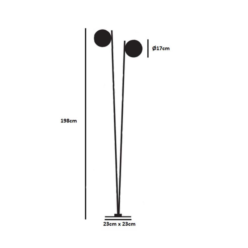 Catellani & Smith Lederam F2 LED Floor Light Specification