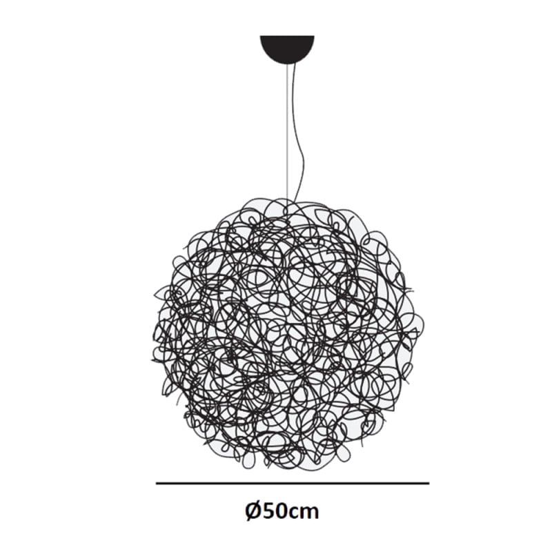 Specification Image for Catellani & Smith Fil de Fer Pendant Light