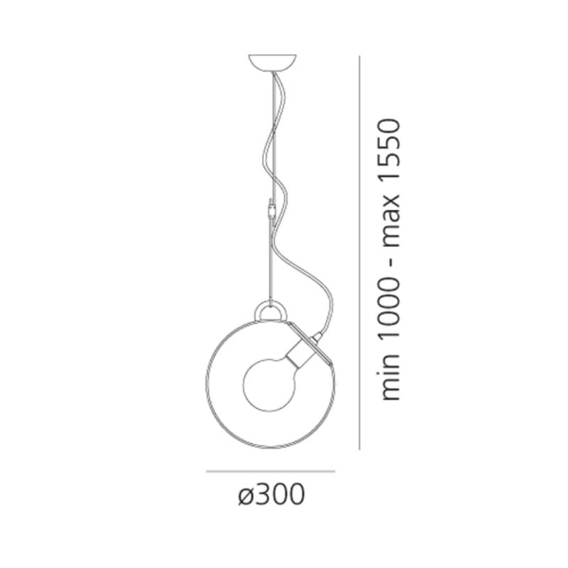 Specification Image for Artemide Miconos Suspension Light
