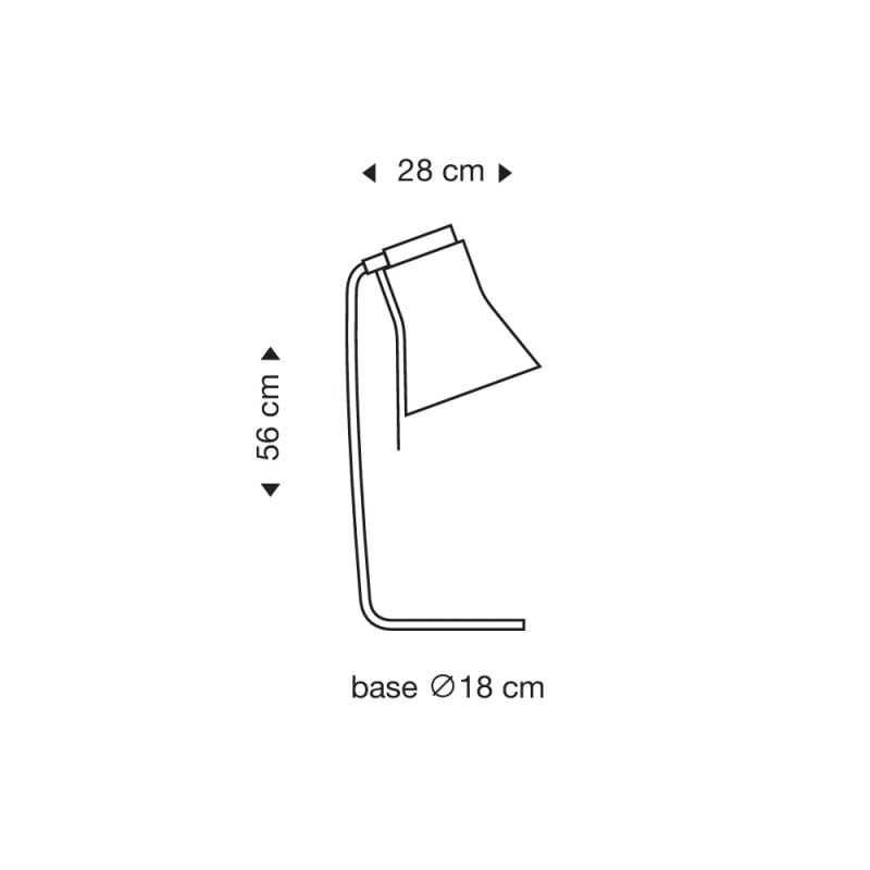 Specification Image for Secto Petite 4620 Table Lamp