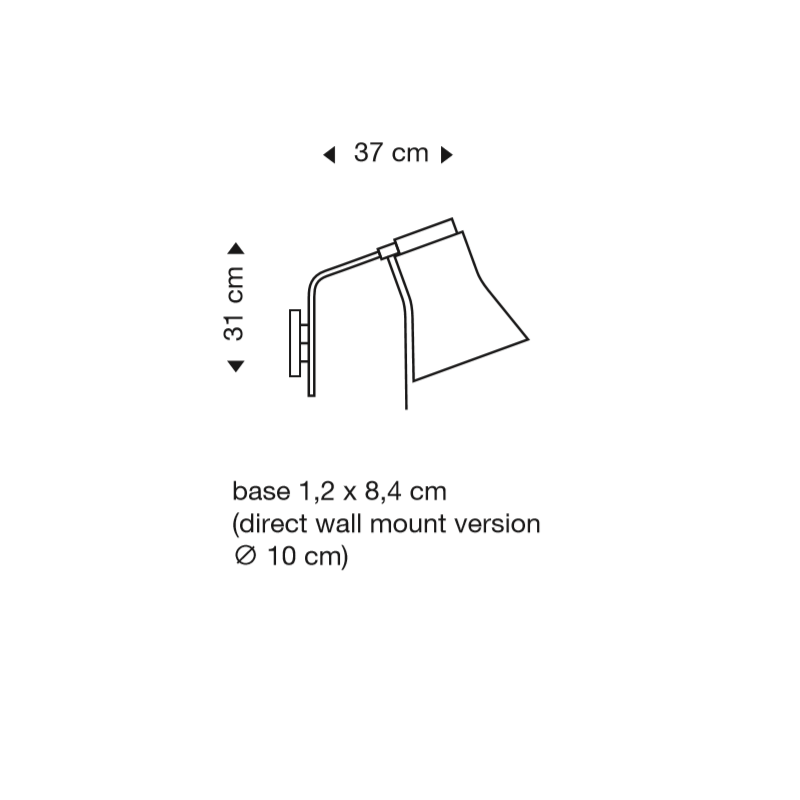 Secto Petite 4630 Wall Lamp Specification 