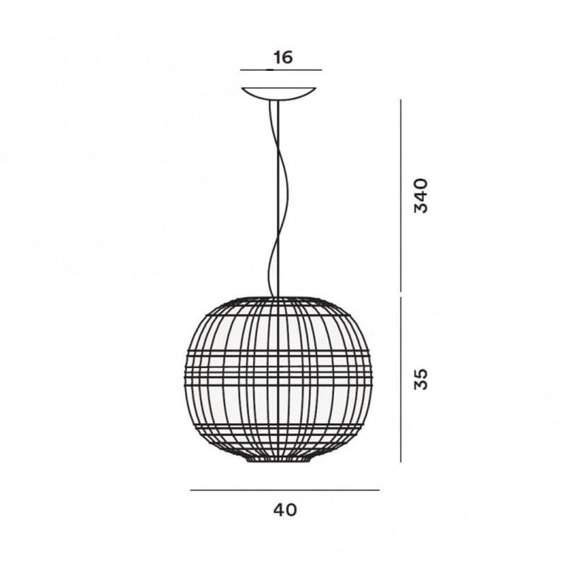 Specification Image for Foscarini Tartan Pendant