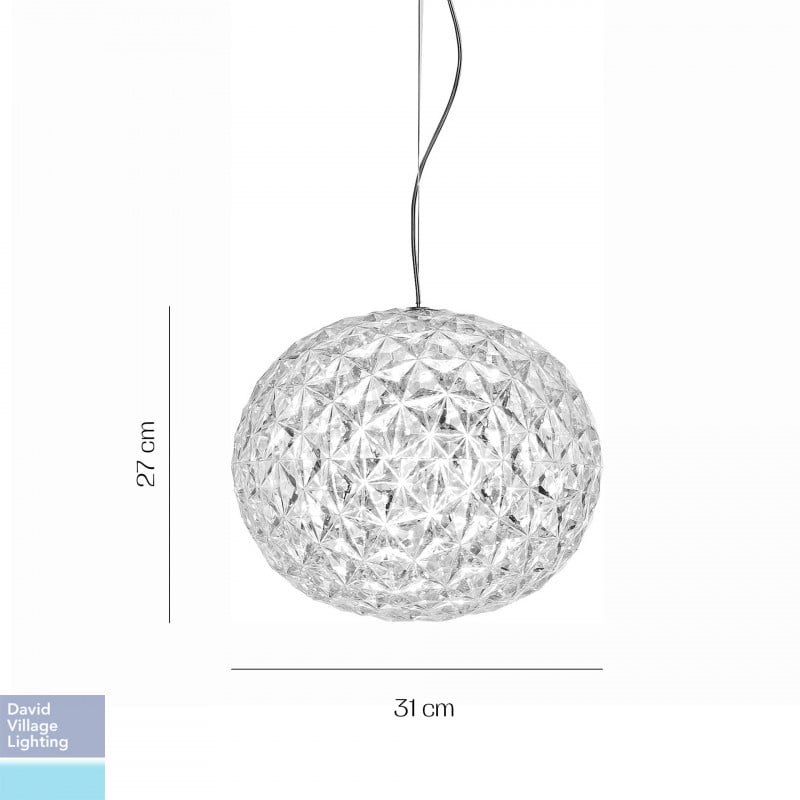Specification image for Kartell Planet LED Pendant Light