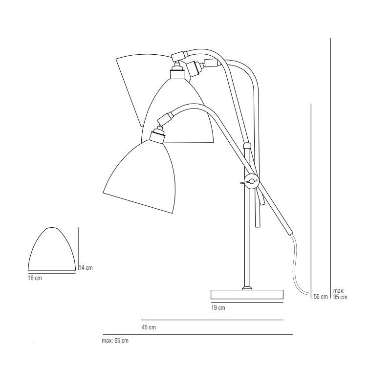 Original BTC Task Table Lamp Specification