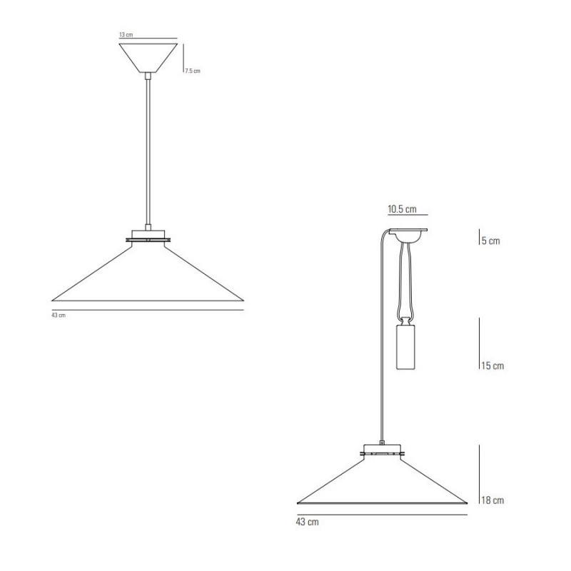 Original BTC Codie Pendant Light Specification