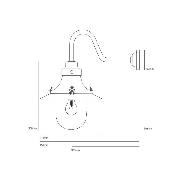Original BTC Ships Decklight Wall Light Specification
