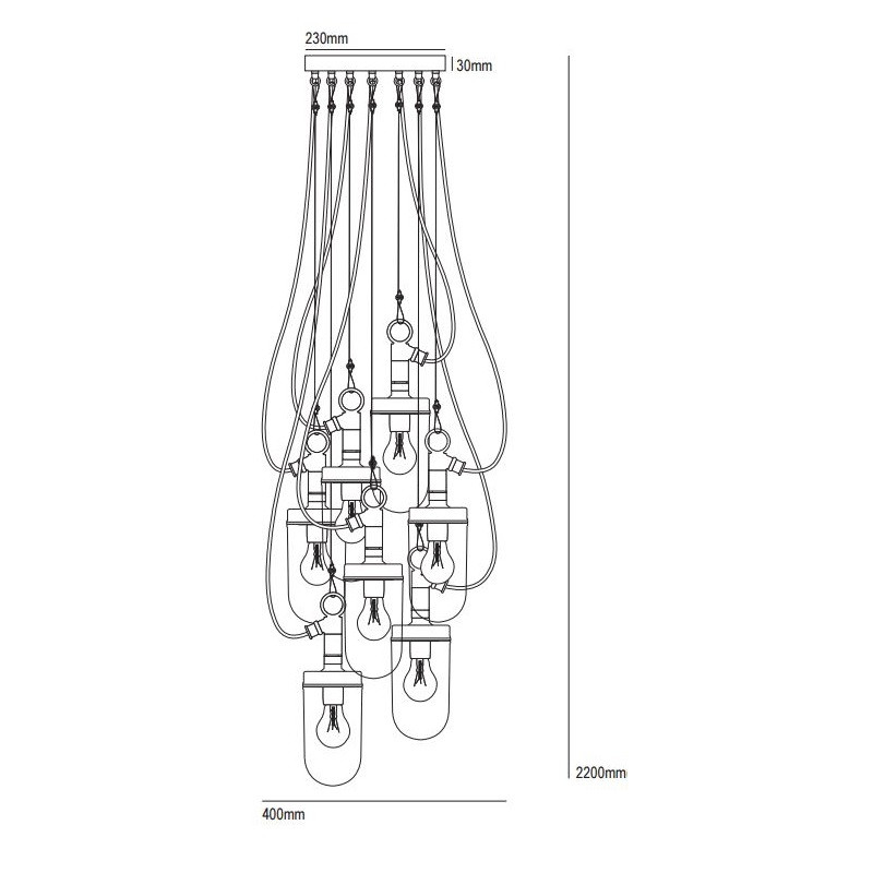Original BTC Well Glass Pendant Specification