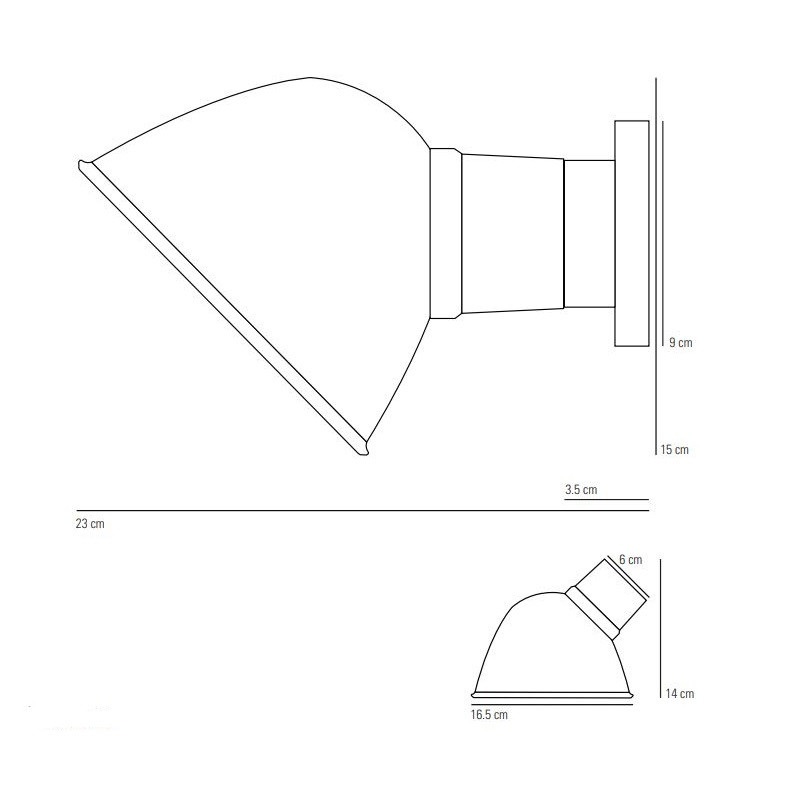 Original BTC Ginger Wall Light Specification