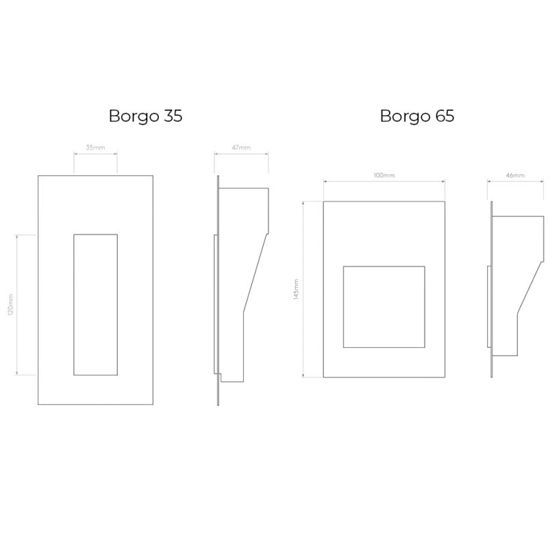 Specification Image for Astro Borgo Trimless LED Recessed Light