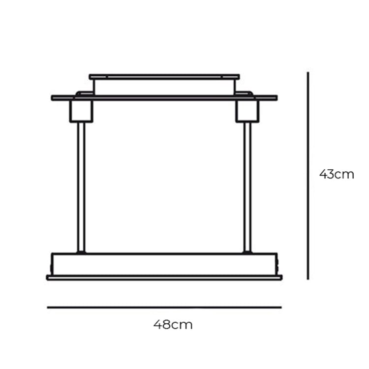Specification Image for Artemide Pausania LED Table Lamp