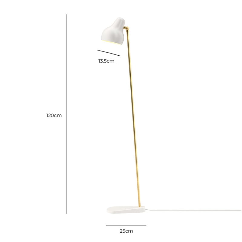 Specification Image for Louis Poulsen VL38 LED Floor Lamp