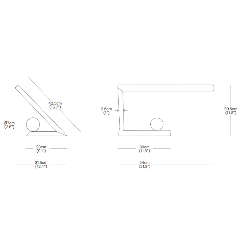 Specification Image for Resident Oud LED Table Lamp