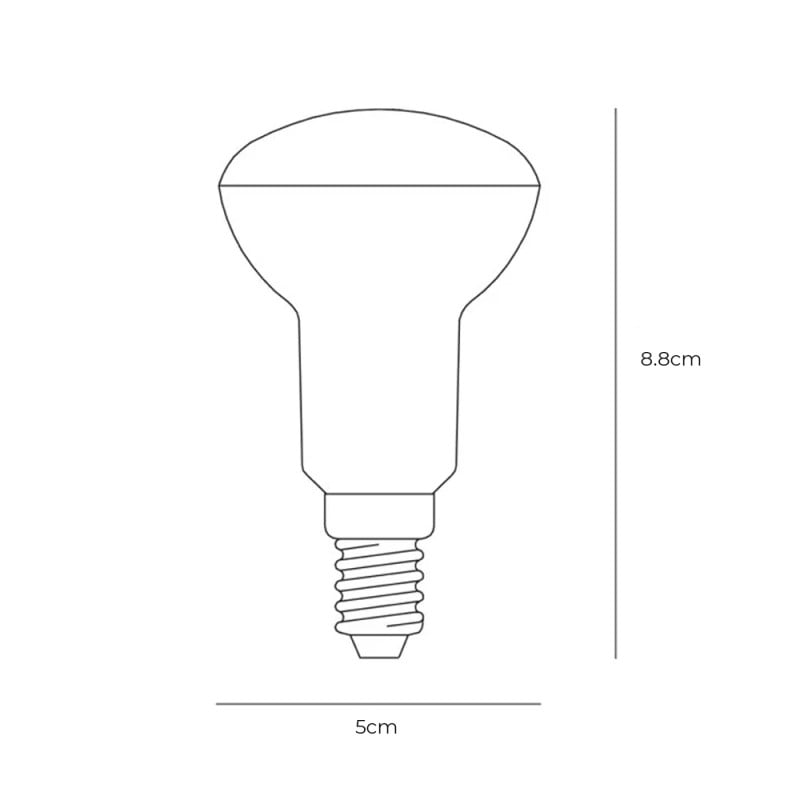 Specification Image for Flos Fucsia LED 4W Bulb
