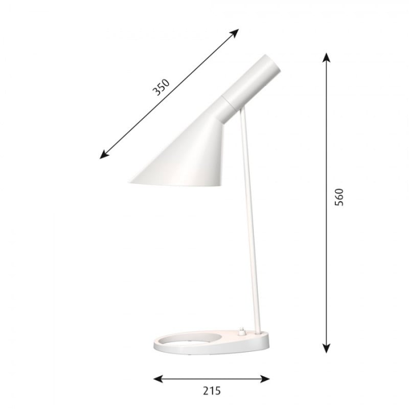 Specification image for Louis Poulsen AJ Table