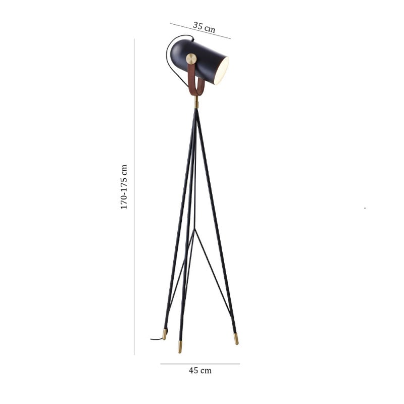 Specification image for Le Klint Carronade High Floor Lamp