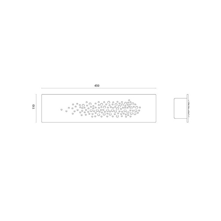 Specification image for Artemide Islet LED Wall Light