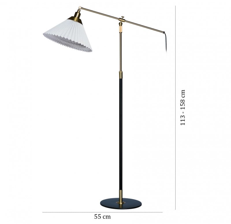 Specification image for Le Klint 349 Floor Lamp