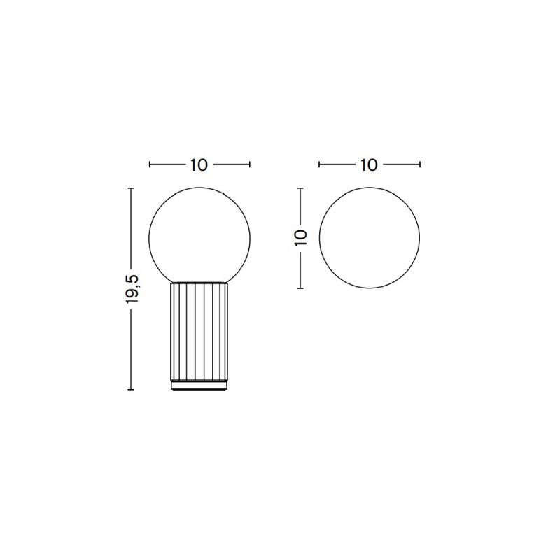 HAY Turn On LED Table Lamp Specification 