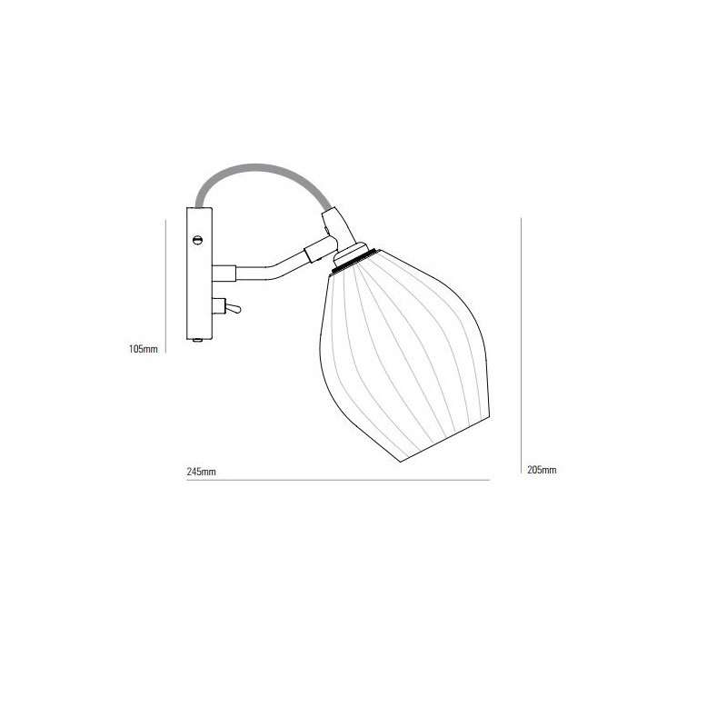 Original BTC Fin Wall Light Specification