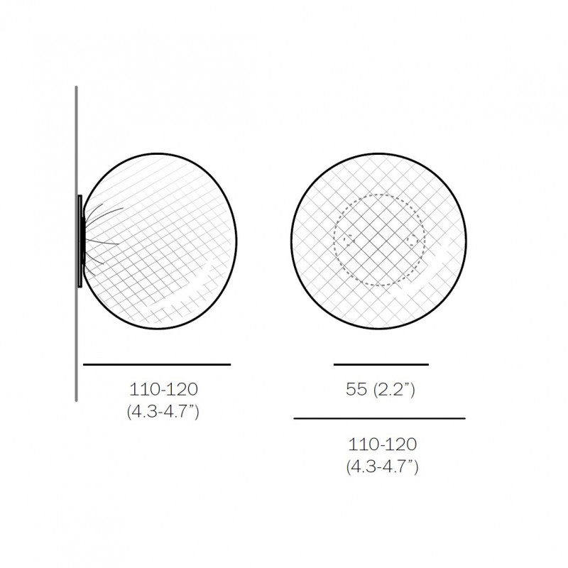 Specification image for Bocci 84s Surface Light 