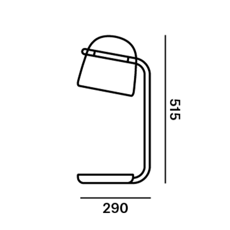 Specification Image for Brokis Mona LED Table Lamp