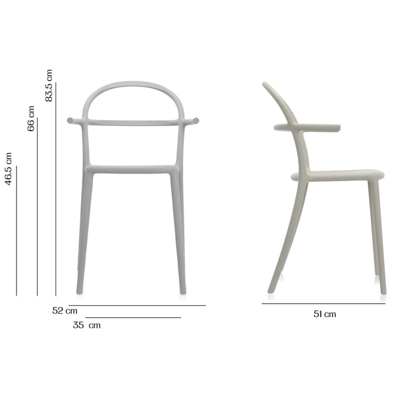 Specification Image for Kartell Generic C Chair