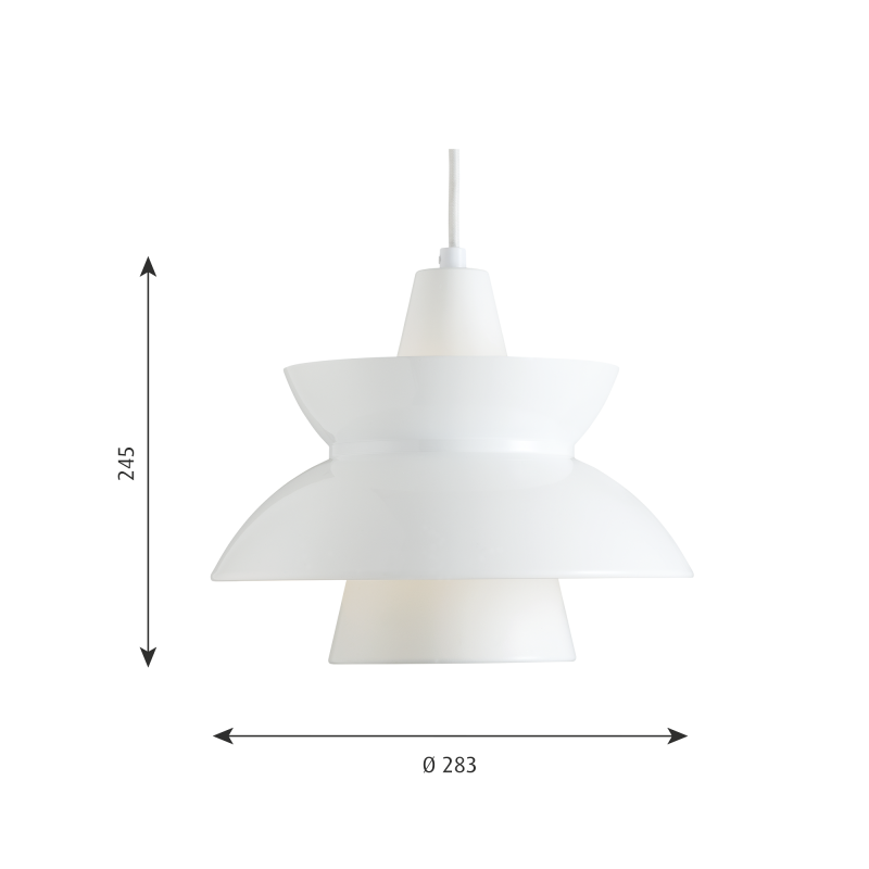 Specification image for Louis Poulsen Doo-Wop Pendant