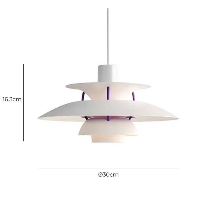 Specification Image for Louis Poulsen PH5 Mini Pendant