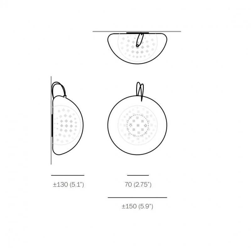 Specification image for Bocci 76s Surface Light