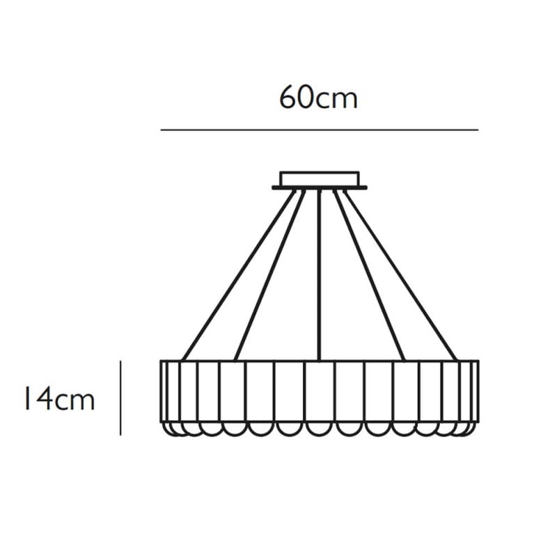 Specification Image for Lee Broom Carousel LED Suspension