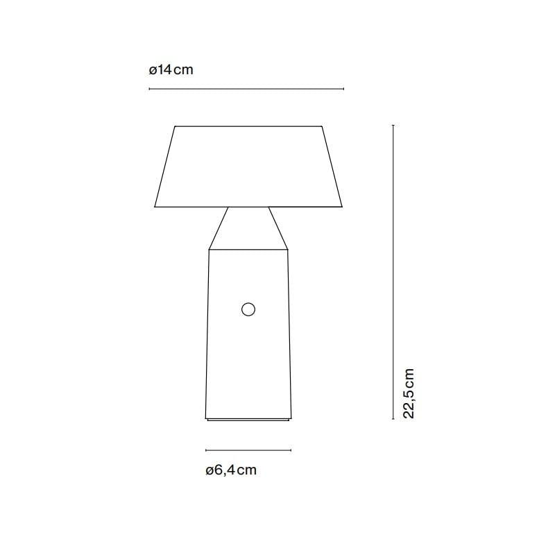 Marset Bicoca Portable LED Table Lamp Specification 