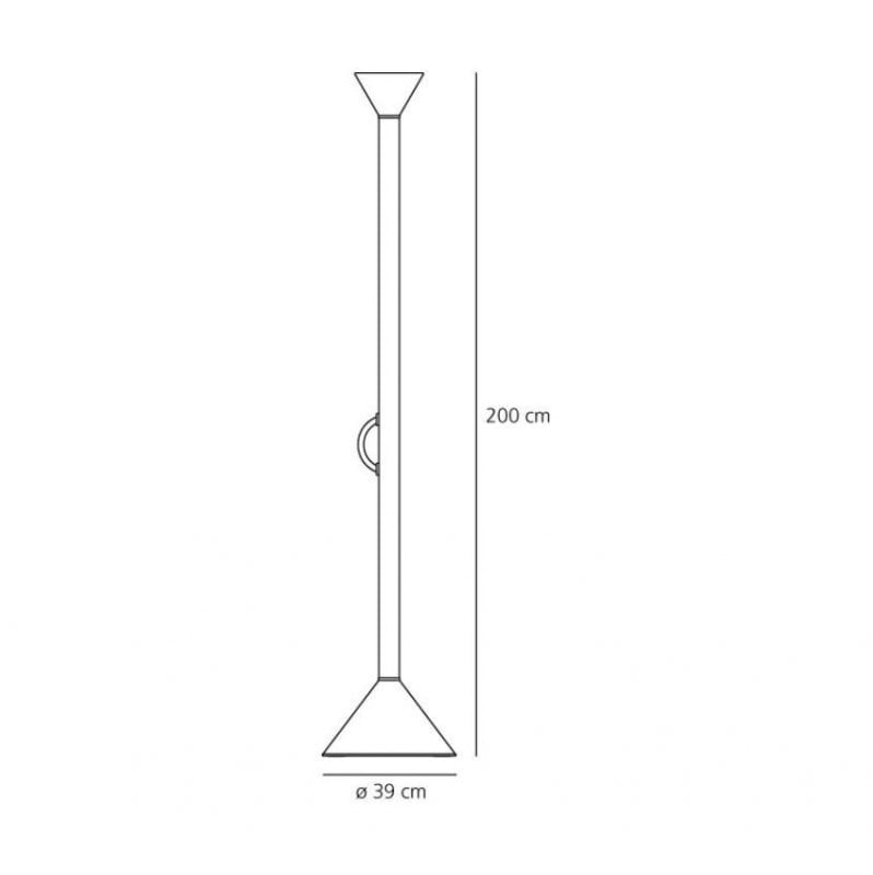 Specification image for Artemide Callimaco LED Floor Lamp