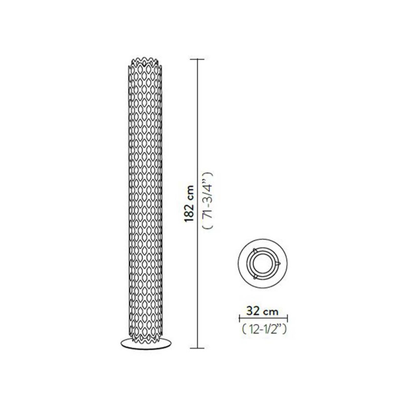 Specification Image for Slamp Charlotte Floor Lamp