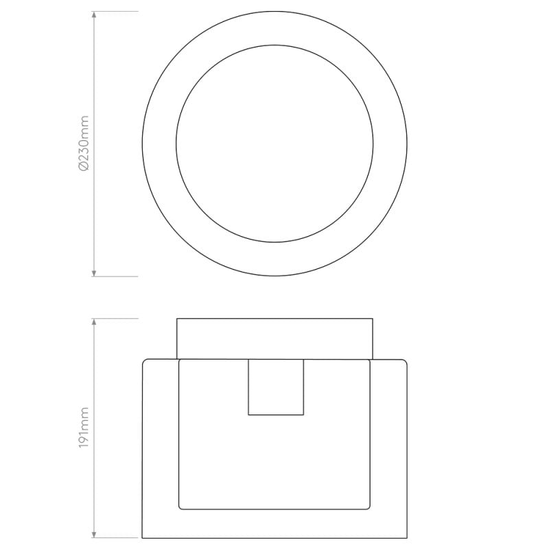 Specification Image for Astro Arezzo Ceiling Light