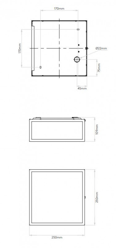 Specification image for Astro Bronte Ceiling Light